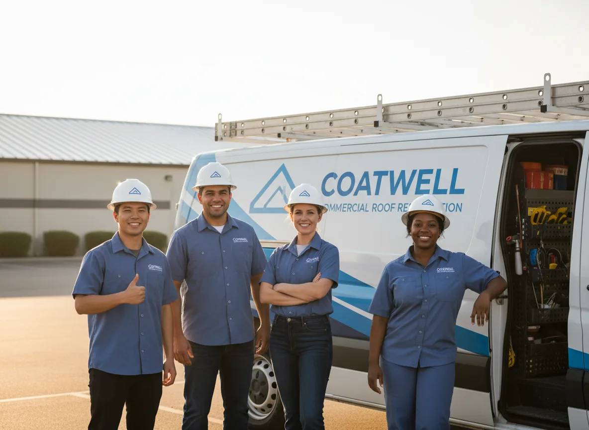 Commercial roof coating company in Woodhull, NY